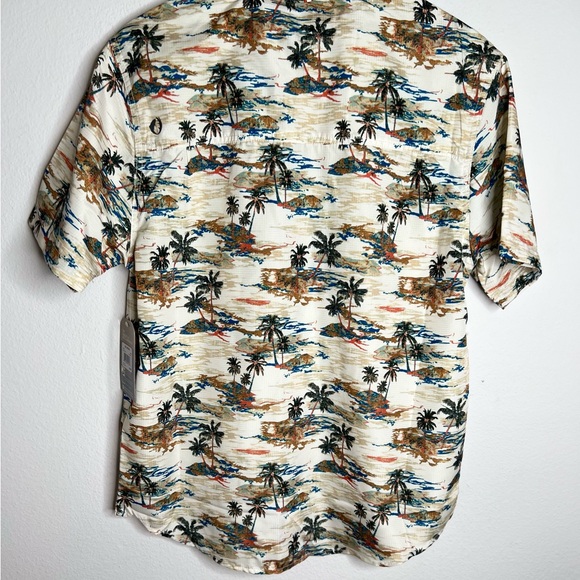 The American Outdoorsman Mens  Shirt  Cool Technology Palm Tree Print Size M - Picture 2 of 10
